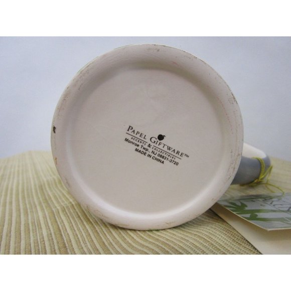Papel Coffee Tea Mug Bamboo Design Giftware Awakenings Asian "Joy" Vintage NWT - Picture 4 of 7